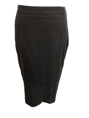 Moda International Womens Charcoal Gray Pencil Skirt Size S